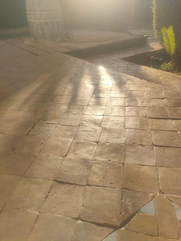 Exterior terrace cleaning and protective sealing by Sotogrande Projects